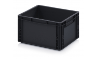 ESD plastic box 40x30x22 cm, 20 liters