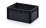 ESD plastic box 60x40x27 cm, 56 liters
