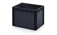ESD plastic box 80x60x42 cm, 172 litres