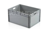 Euro plastic box 80x60x42 cm, 172 litres (open gripholes)
