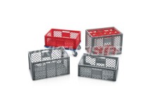 Perforated plastic boxes