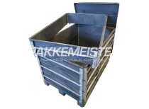 Plastic pallet collars and covers